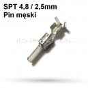 Pin męski SPT 4,8 / 2,5mm2 - 10 szt.