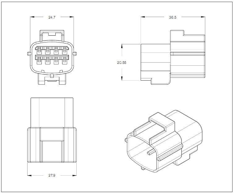 gniazdo 8 Econoseal