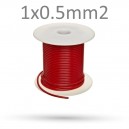 Przewód czerwony FLRY-B 1x0.5mm2 - 10 mb