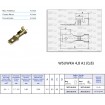 Konektor wsuwka 4,8 A1 (0,8)  - 100szt.