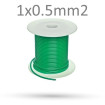 Przewód zielony FLRY-B 1x0.5mm2 - 10 mb