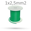 Przewód zielony FLRY-B 1x2.5mm2 - 10 mb