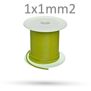 Przewód żółty LRY-B 1x1mm2 - 10 mb